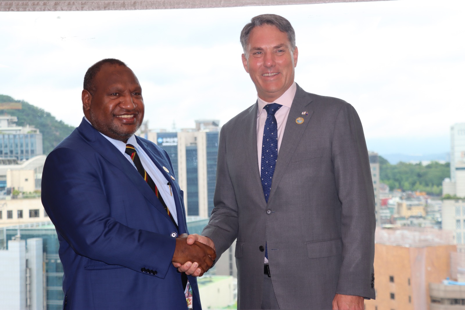 Prime Minister Marape holds bilateral with Australia on the margins of the Korea-Pacific Islands Summit
