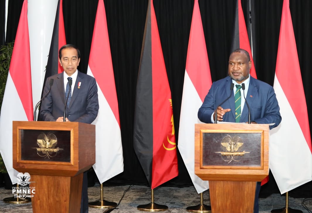 PRIME MINISTER MARAPE EXPRESSES GRATITUDE TO INDONESIAN PRESIDENT JOKO WIDODO FOR HIGHLY SUCCESSFUL ONE-DAY VISIT TO PNG