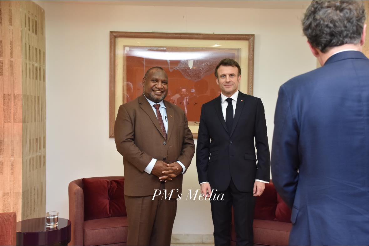 PM MARAPE HAILS FRENCH PRESIDENT EMMANUEL MACRON’S HISTORIC VISIT AS A SYMBOL OF PAPUA NEW GUINEA’S GLOBAL CONNECTIVITY