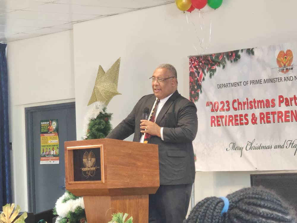 Chief Secretary Pomaleu acknowledges staff contributions in 2023