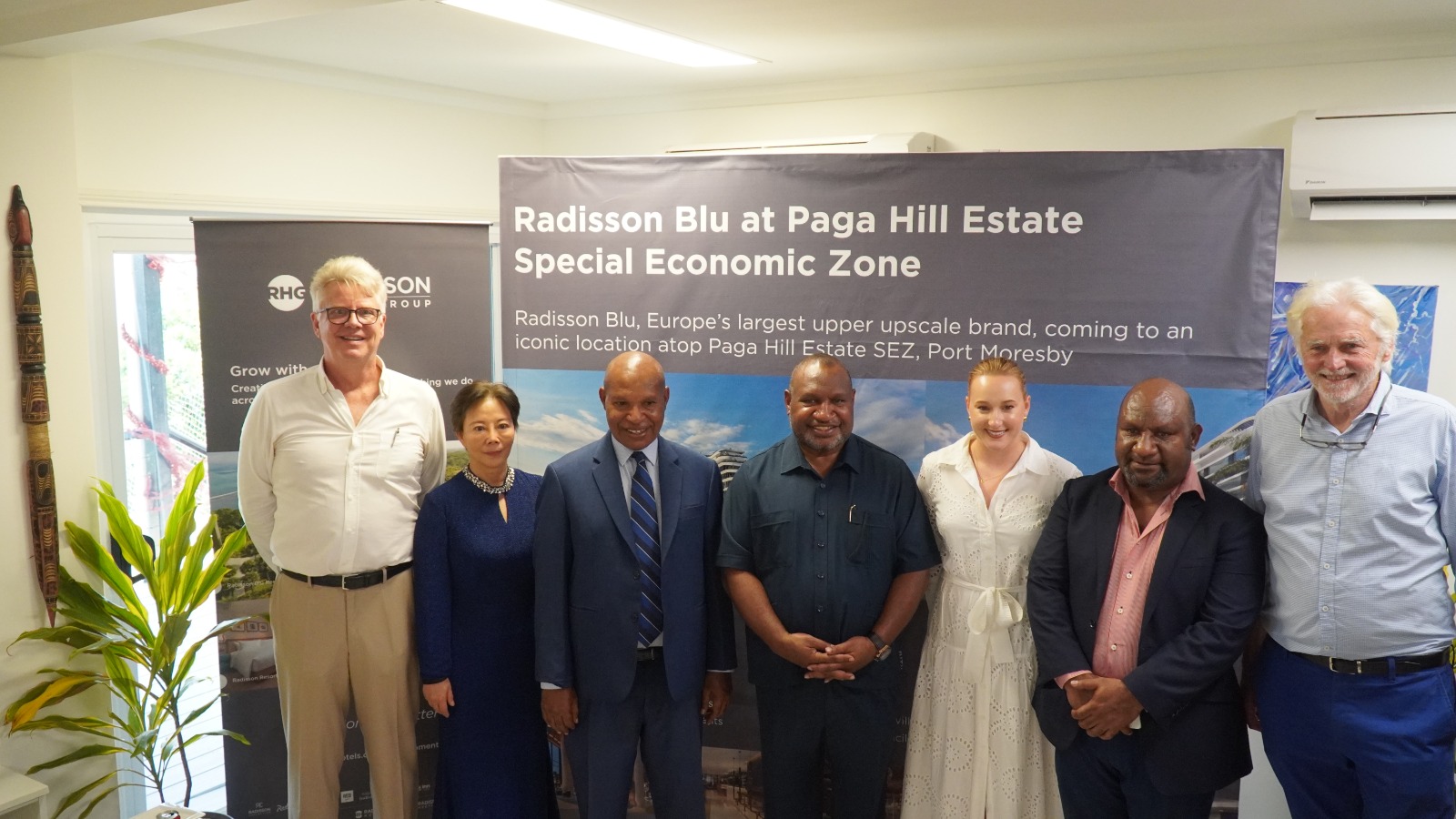 Prime Minister Hon. James Marape Welcomes Radisson Hotel Group’s Partnership with Paga Hill Special Economic Zone