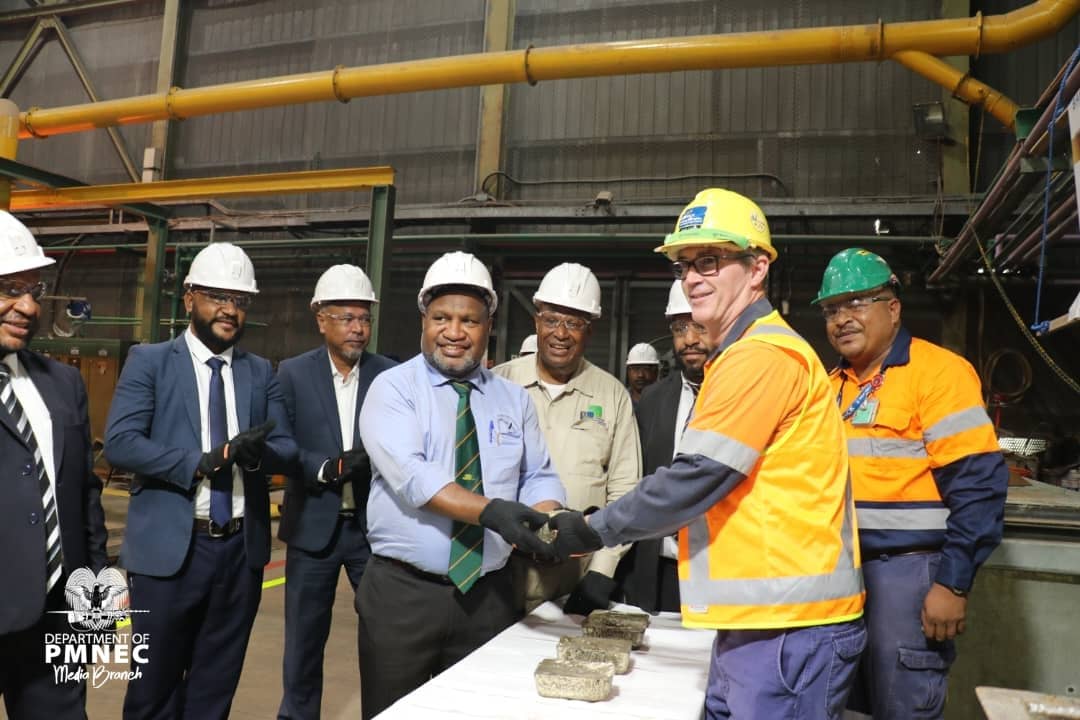 PM MARAPE WITNESSES FIRST POURING OF GOLD BY NEW PORGERA MINE