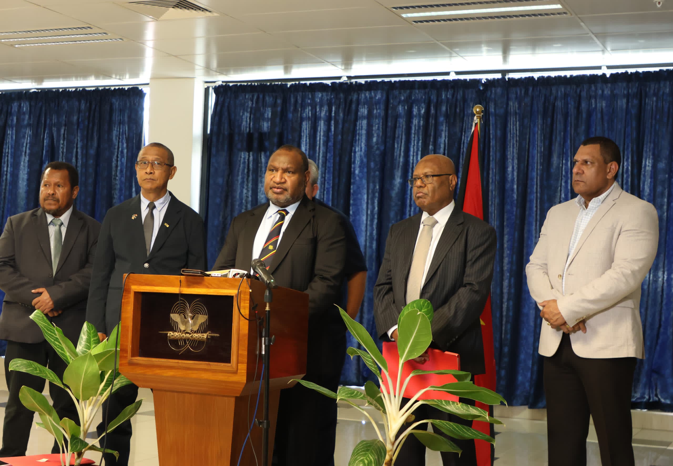 Prime Minister Marape Addresses Fuel Crisis: Government Implements Essential Service Act