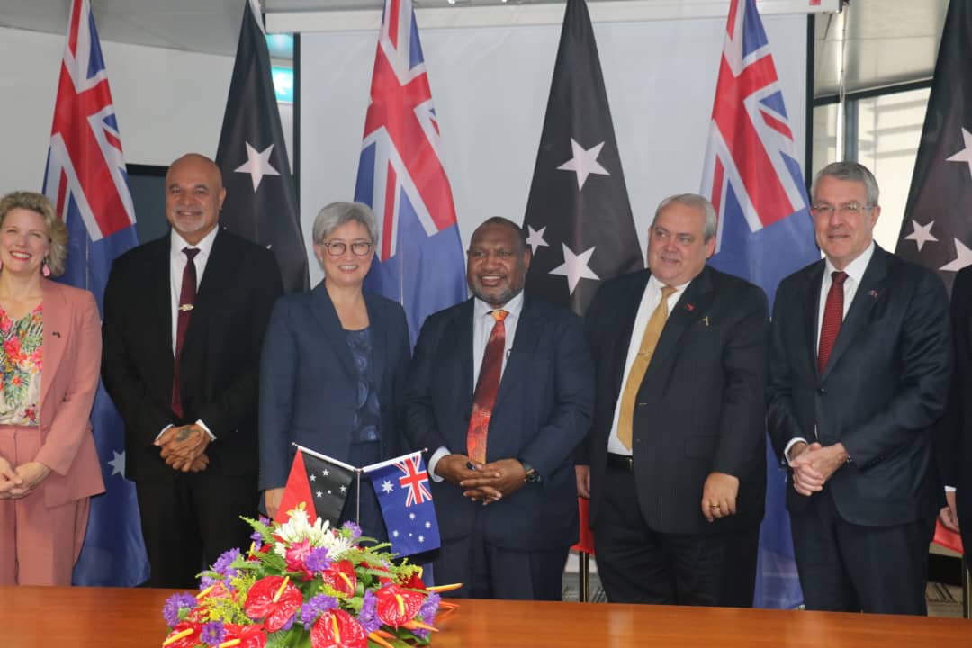 Prime Minister James Marape Meets Australian Foreign Affairs Minister Penny Wong