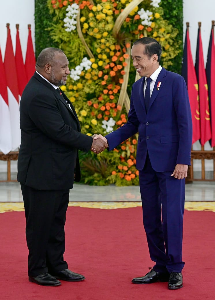 Prime Minister Hon. James Marape Commends IndonesianPresident for Strengthening Bilateral Relations