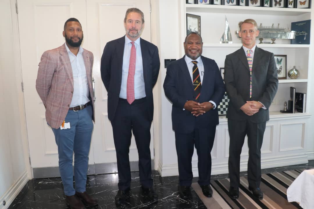 Prime Minister Marape Meets Steamships Executives, WelcomesNew Managing Director