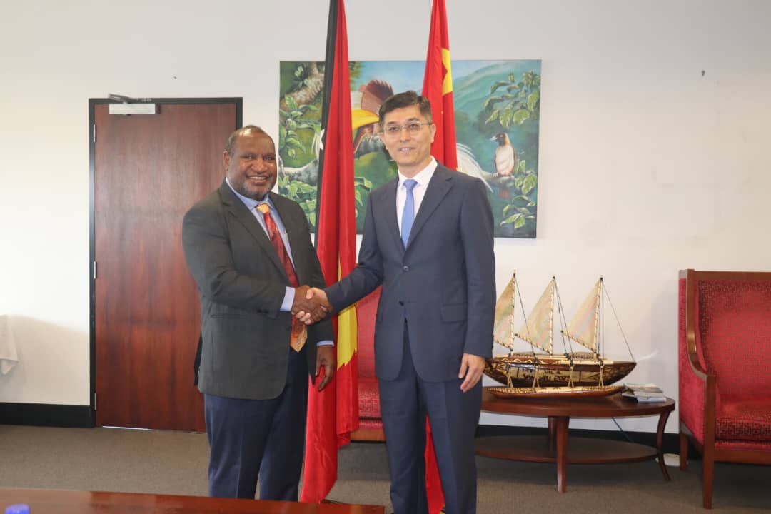 PM MARAPE WELCOMES NEW CHINESE AMBASSADOR TO PAPUA NEW GUINEA