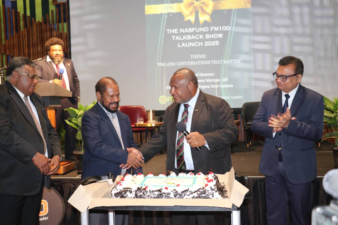 Prime Minister Marape Launches NASFUND FM100 Talkback Show, Encourages National Dialogue as PNG Marks 50 Years