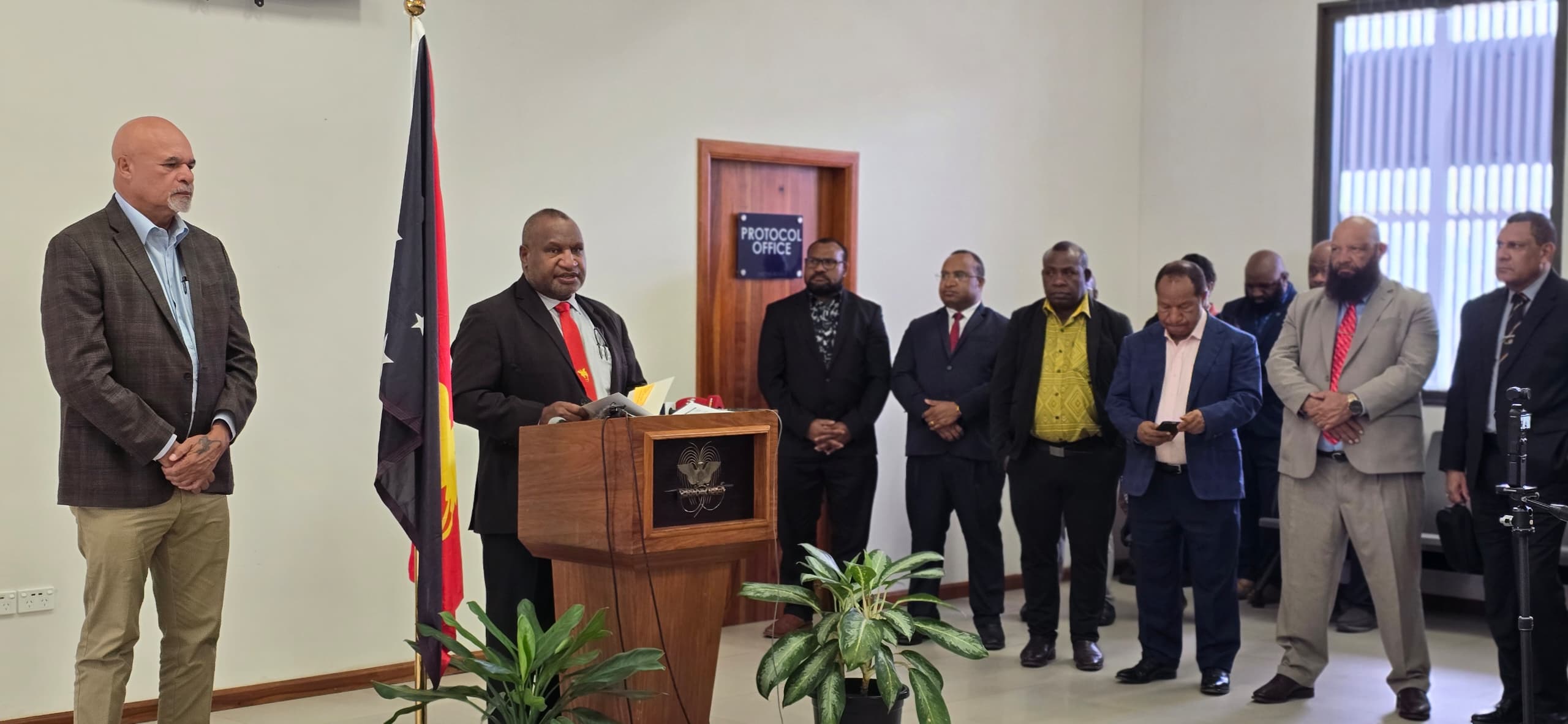 PM MARAPE DEPARTS FOR USA AND UK: HIGH-LEVEL CLIMATE, LNG AND MINING MEETINGS PLANNED; DPM ROSSO TO ACT AS PRIME MINISTER